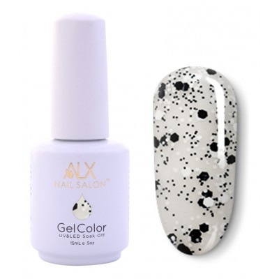 ALX Nail Salon 15 ml 191 White Black Pearl